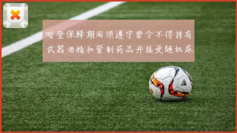 哈登保释期间须遵守禁令不得持有武器酒精和管制药品并接受随机尿检